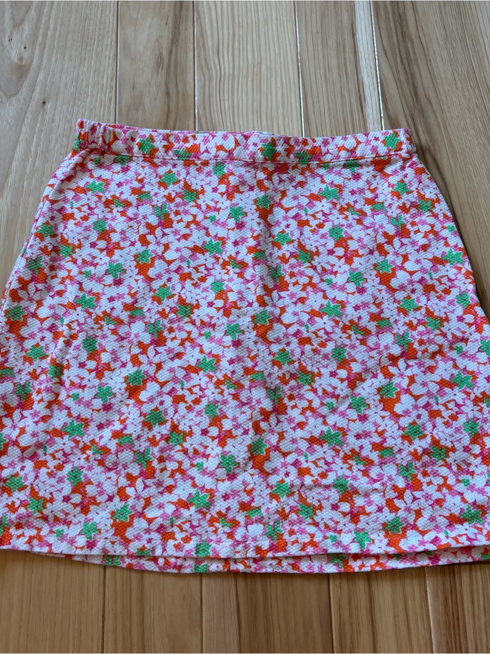 Vintage Gap Kids Floral Cotton Mini Skirt